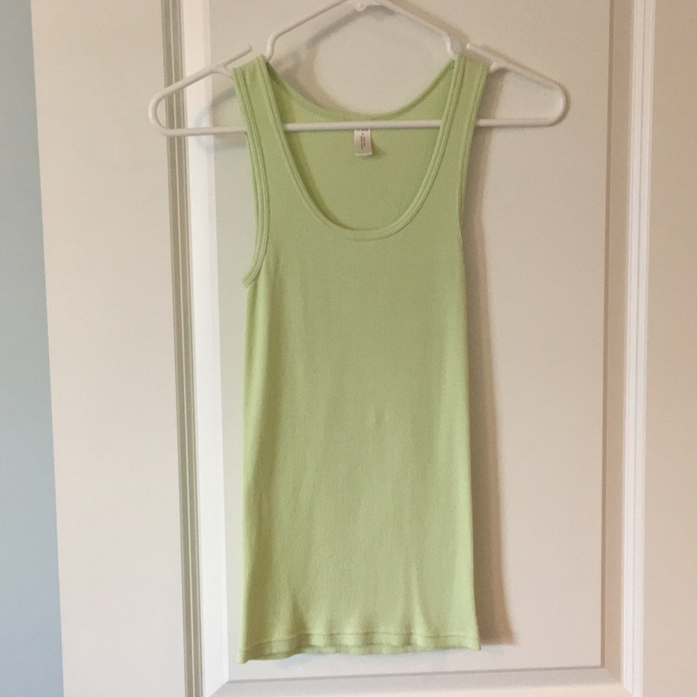 3 for $15 Tanks J.Crew Life Green